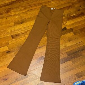 Wilfred Caramel High-Waisted Pants